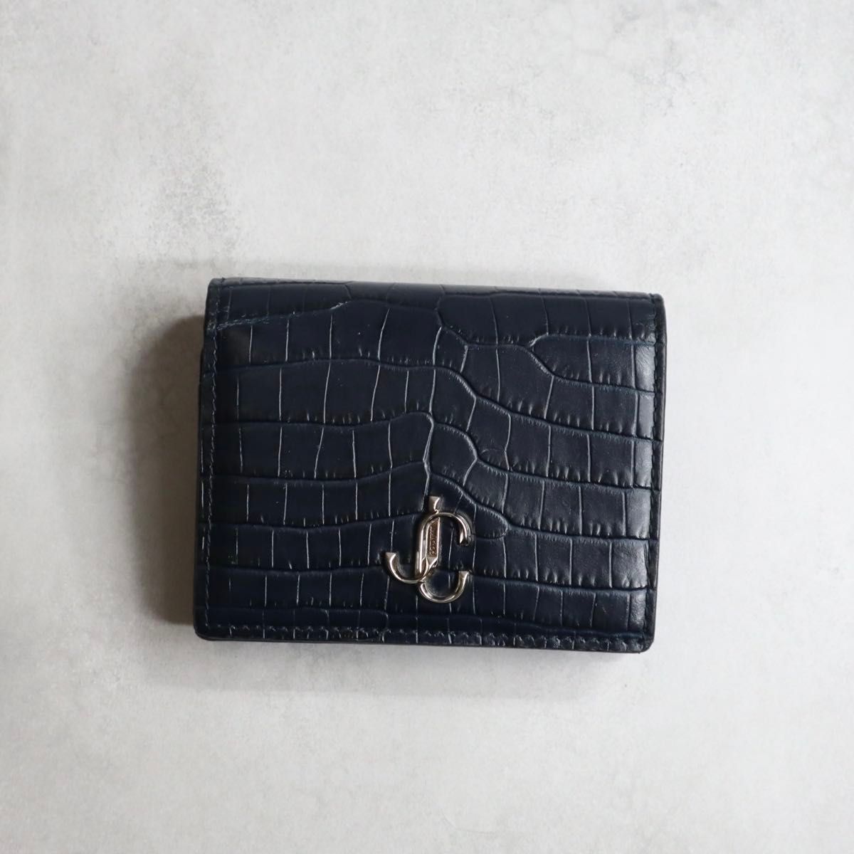 JIMMY CHOO ジミーチュウ / ハンネエンボスクロコダイルウォレット