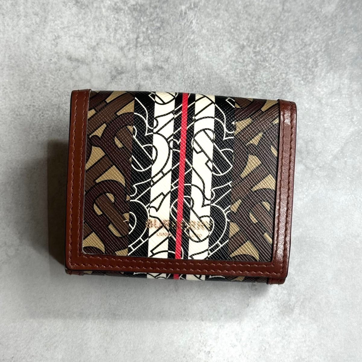 BURBERRY バーバリーロンドン / ルナTBモノグラムコンパクトウォレット