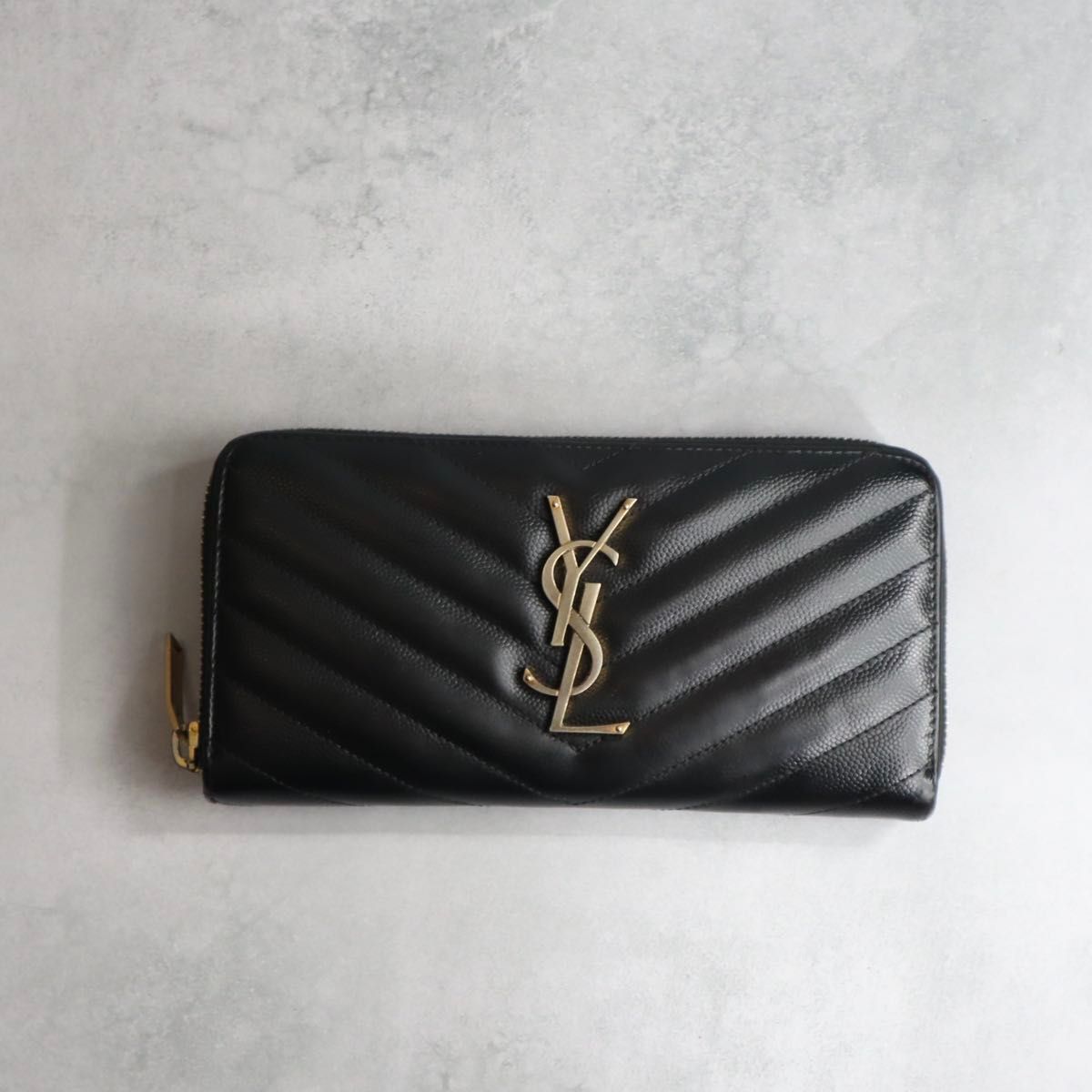 SAINT LAURENT サンローラン / モノグラムフルジップウォレット