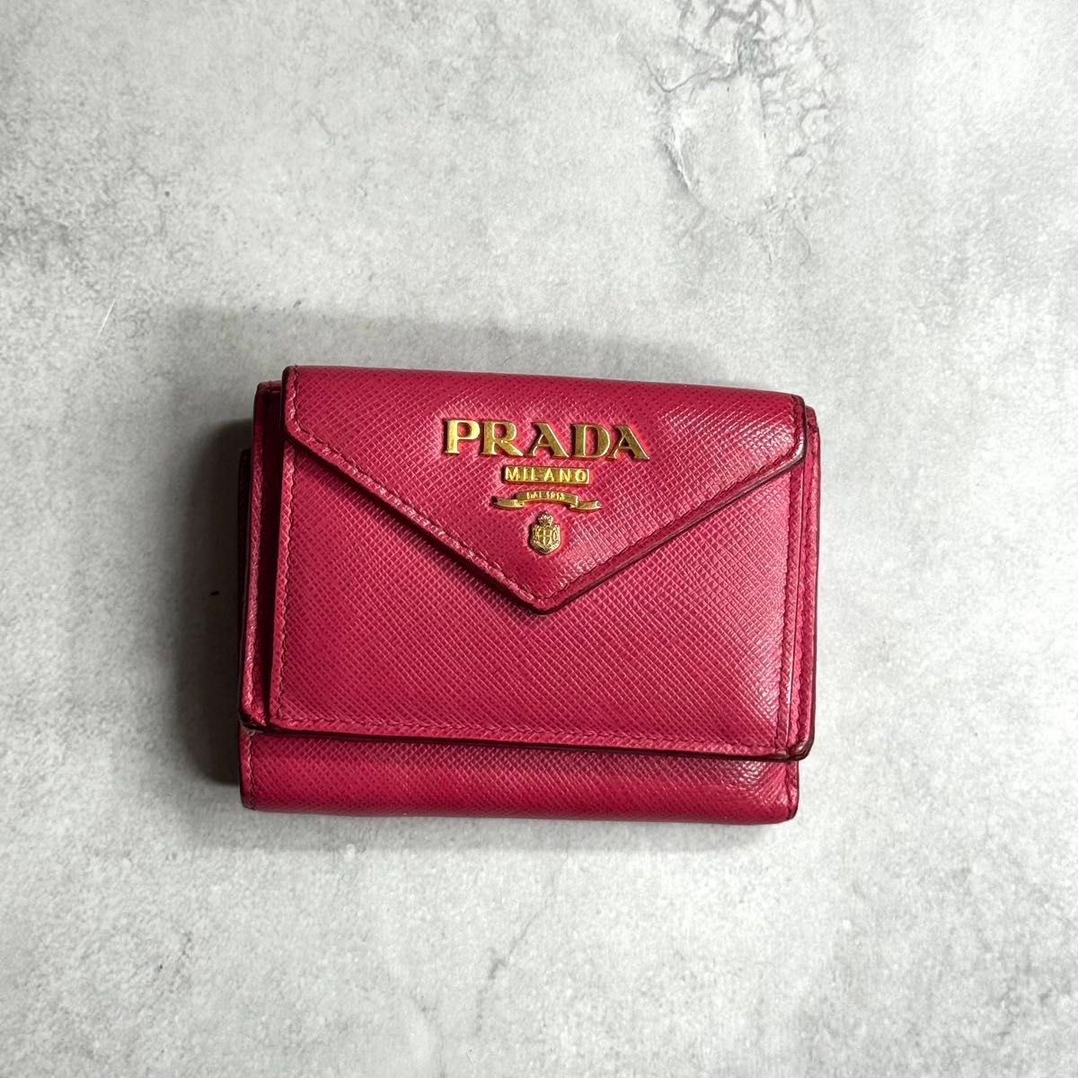 PRADA プラダ / サフィアーノメタルミニウォレット