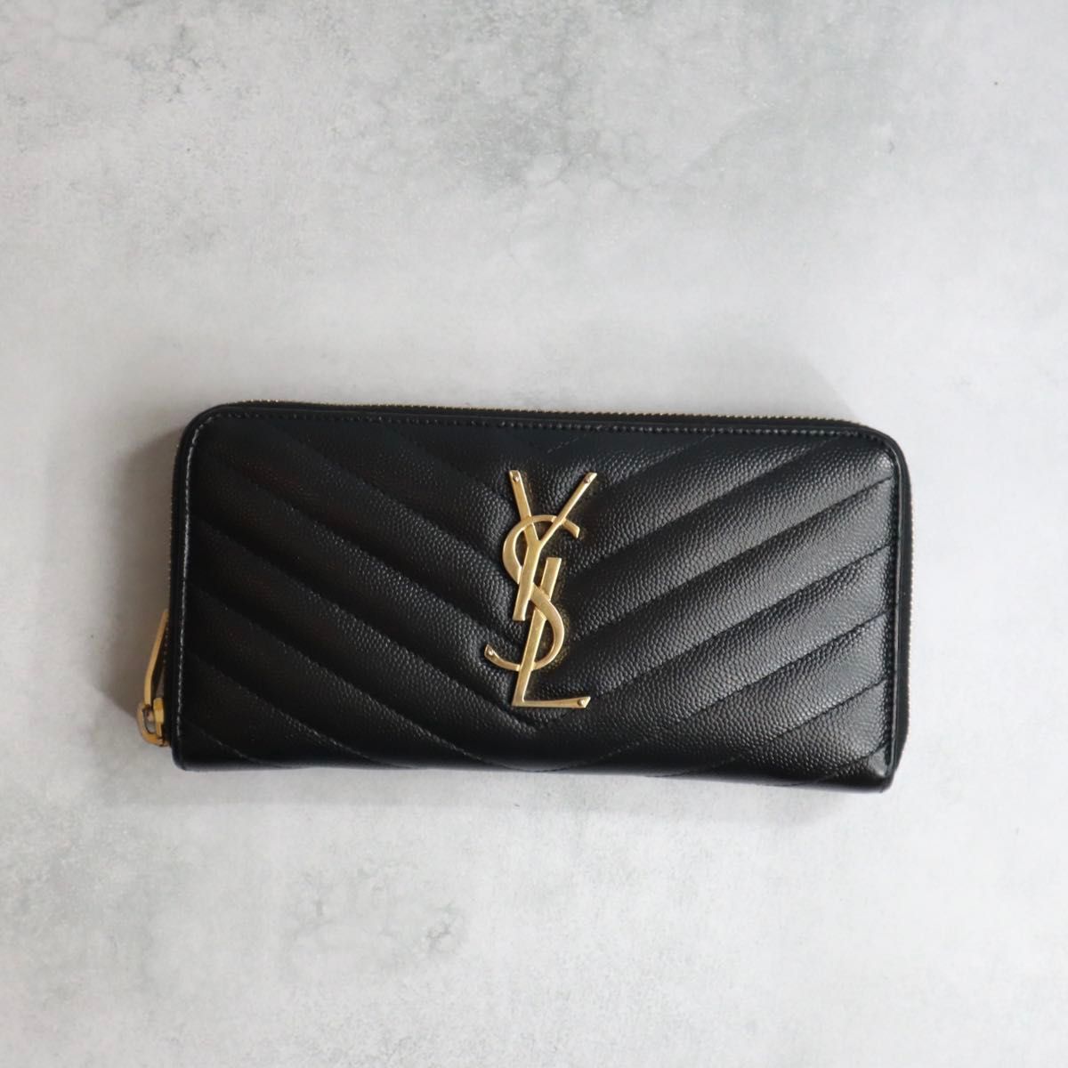 SAINT LAURENT サンローラン / モノグラムフルジップウォレット